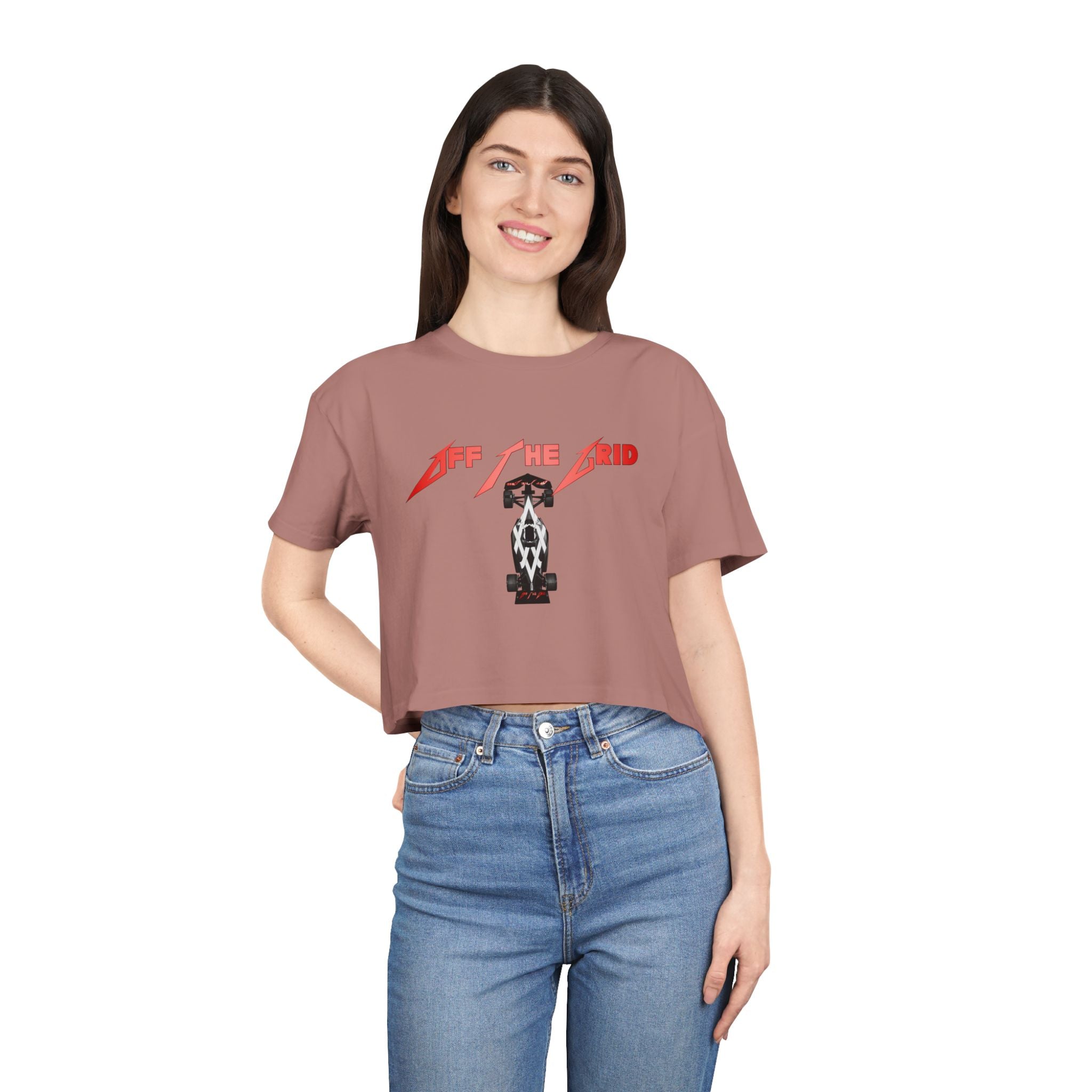 Off The Grid Crop Tee