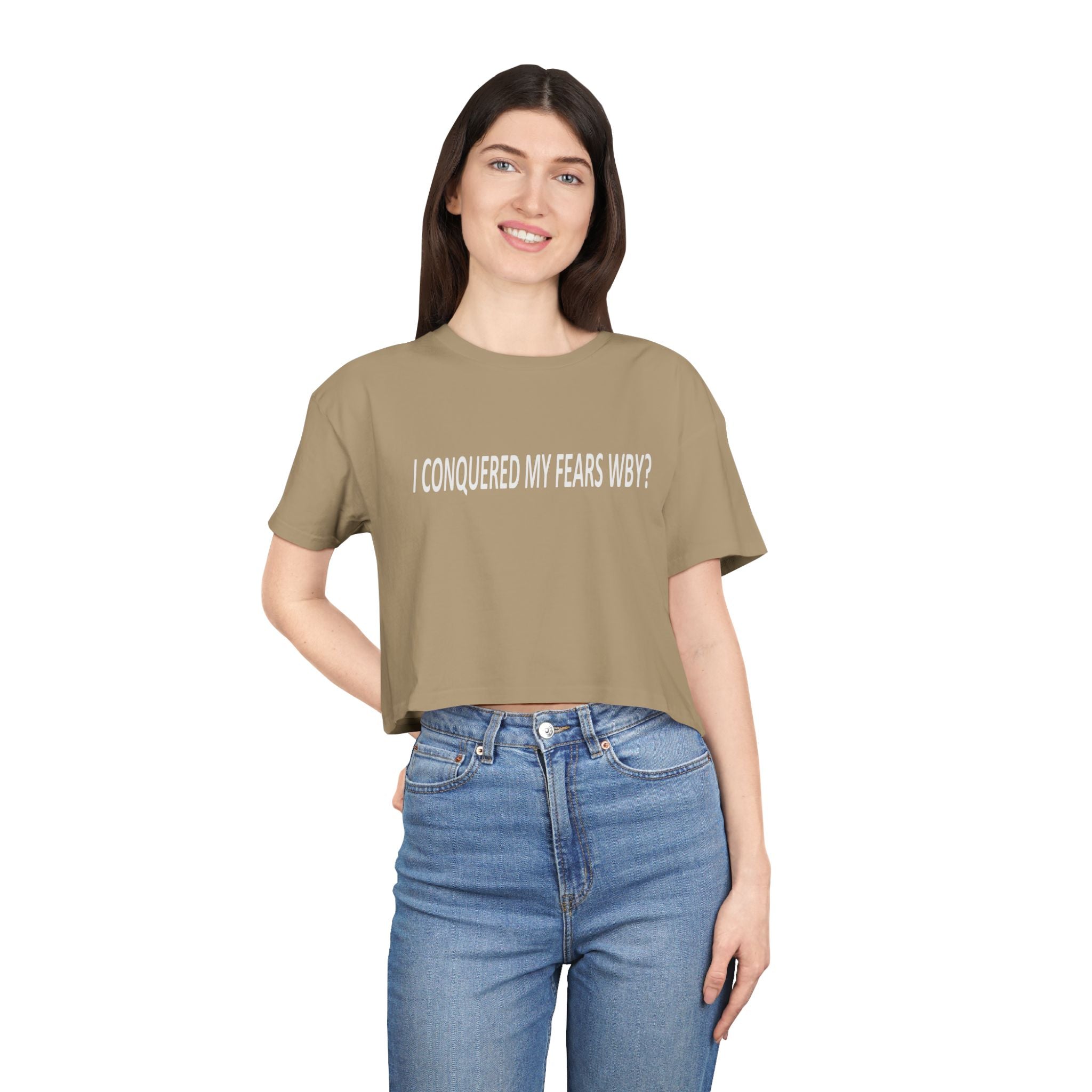 Conquered unisex Crop Tee