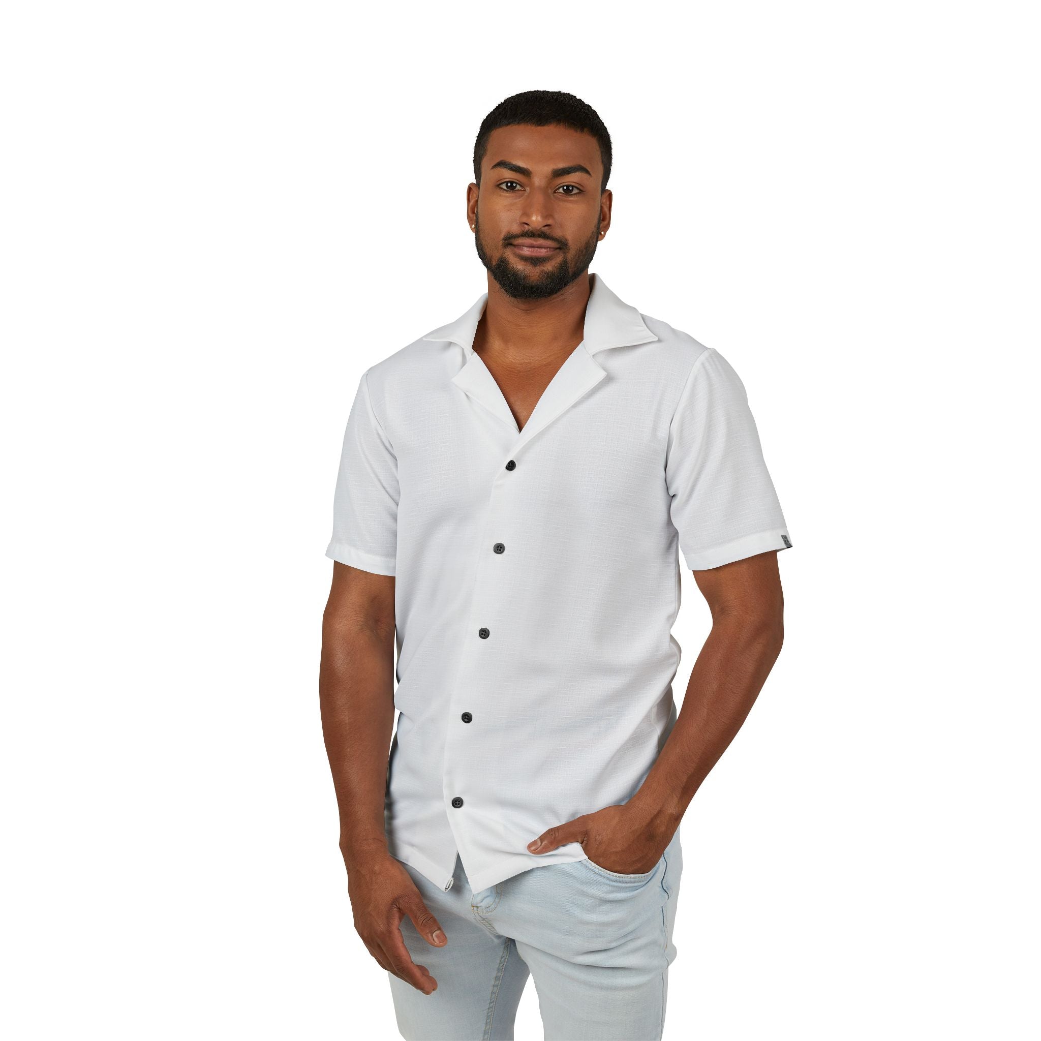 Men's Cover Girl Shirt with Scorpion Design