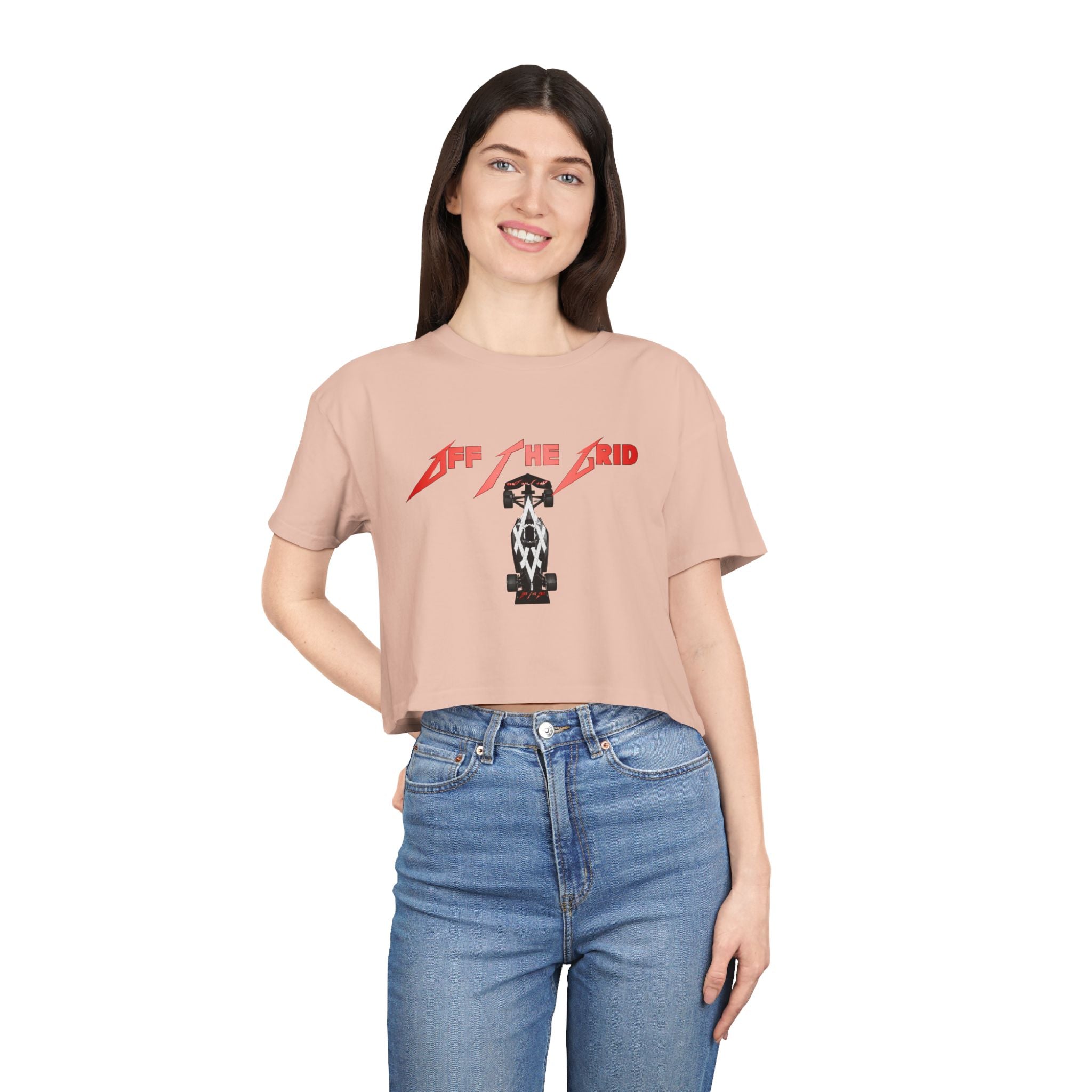 Off The Grid Crop Tee