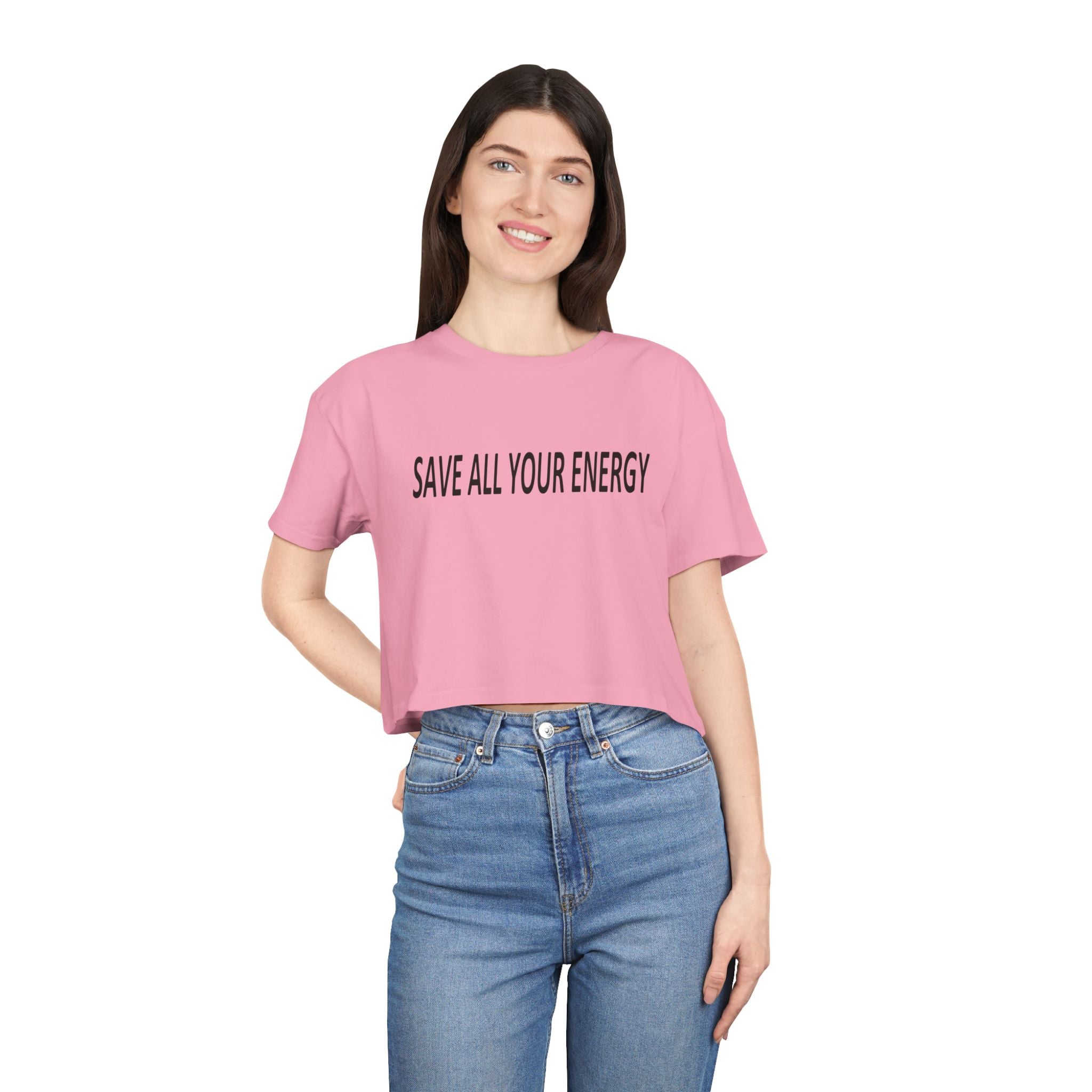 Save All Your Energy unisex Crop Tee