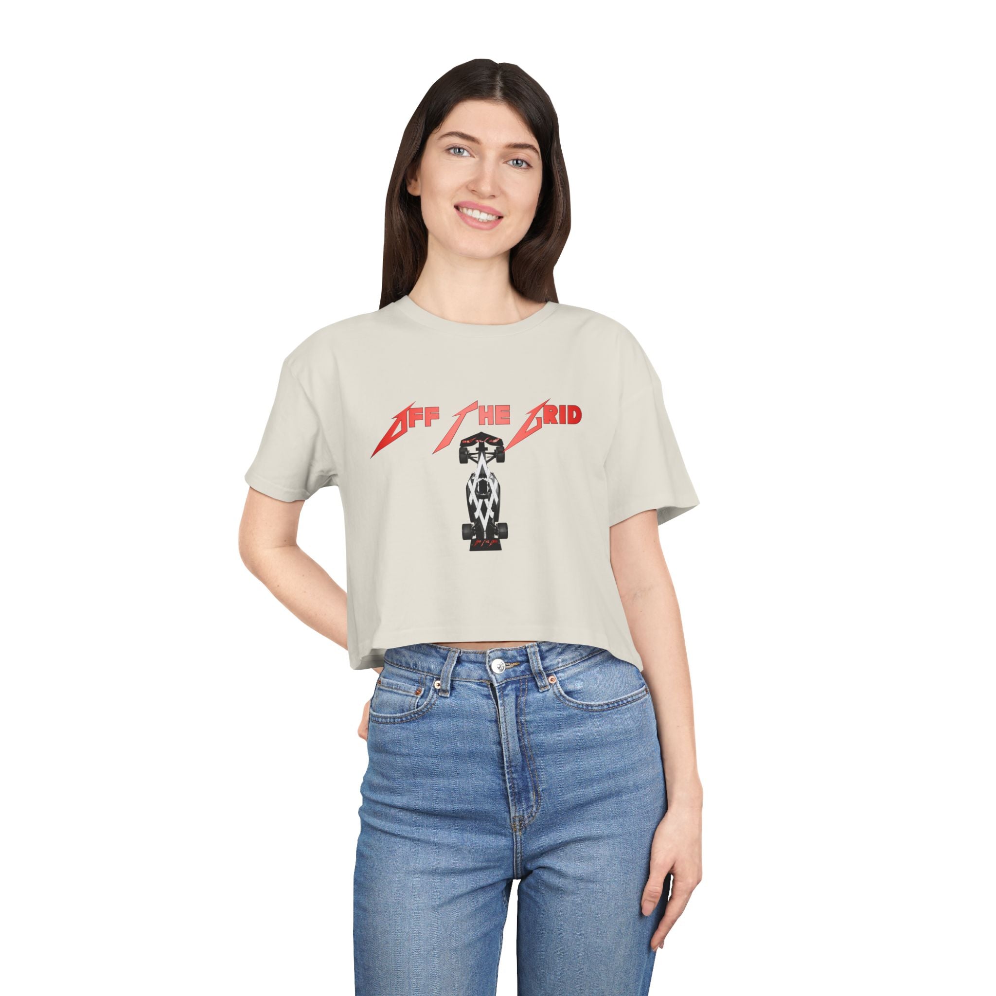 Off The Grid Crop Tee