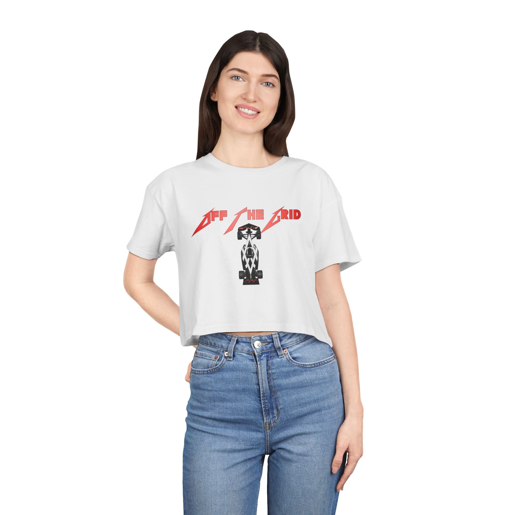 Off The Grid Crop Tee