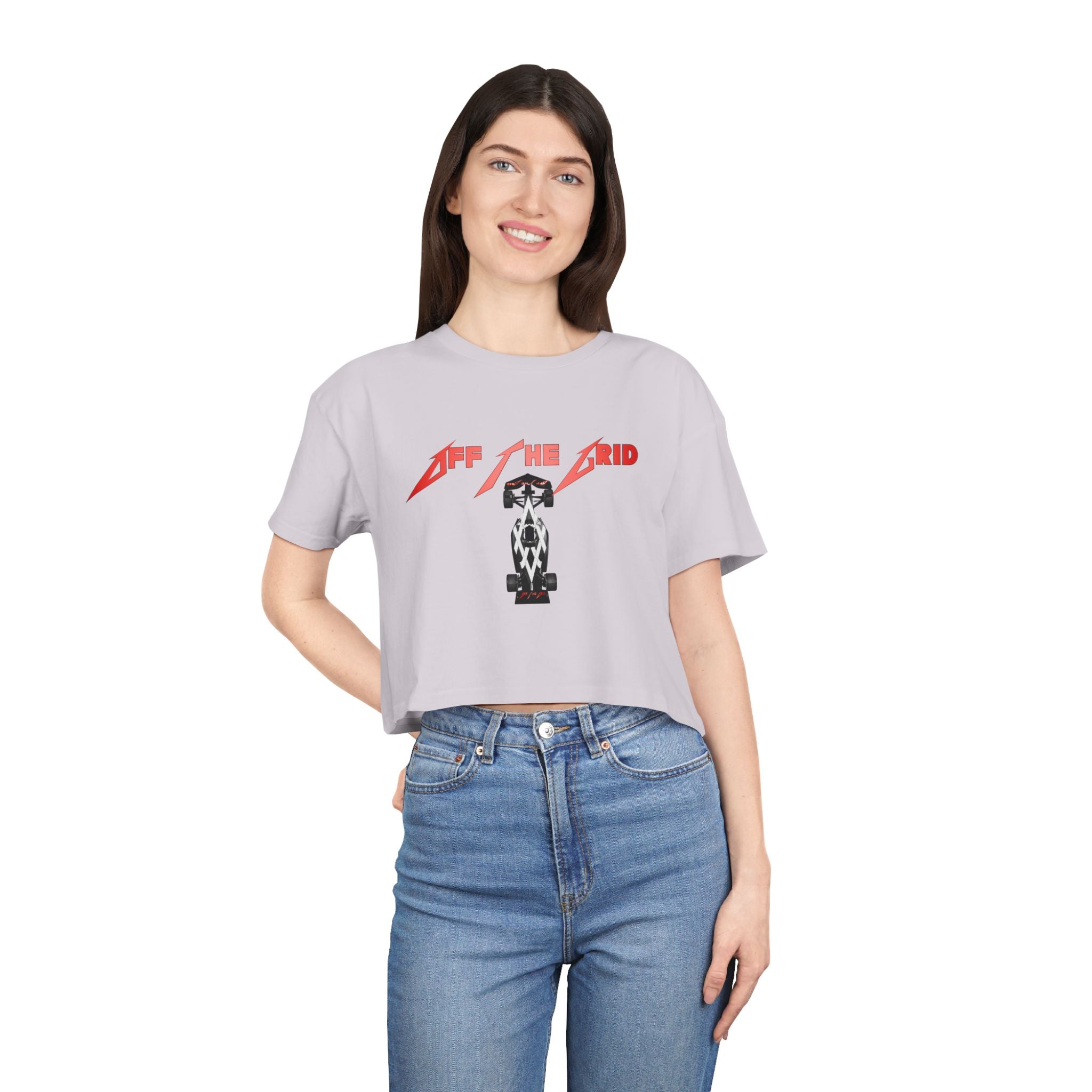 Off The Grid Crop Tee