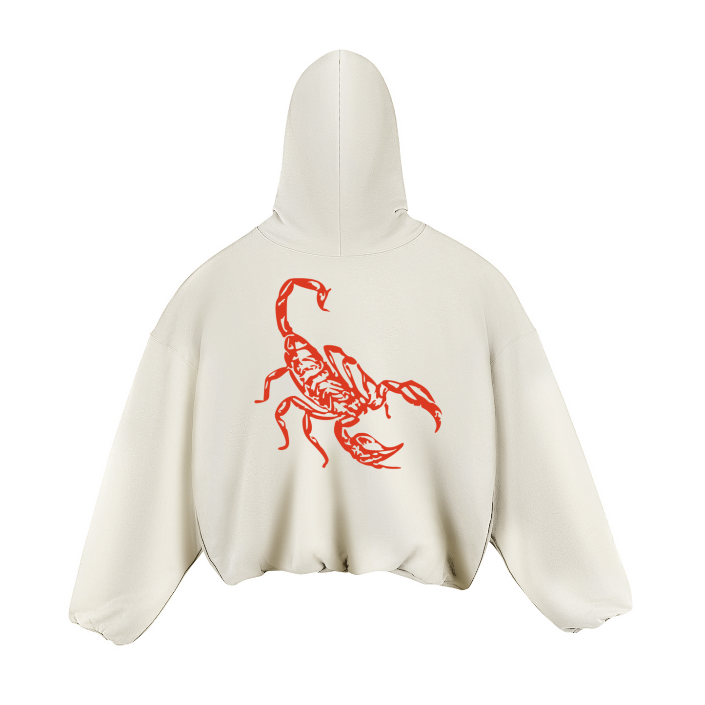 Sudadera con capucha de ángel de gran tamaño