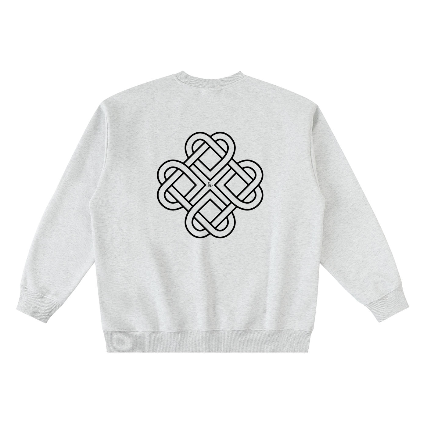 Oversized Crewneck Taped Sweatshirt