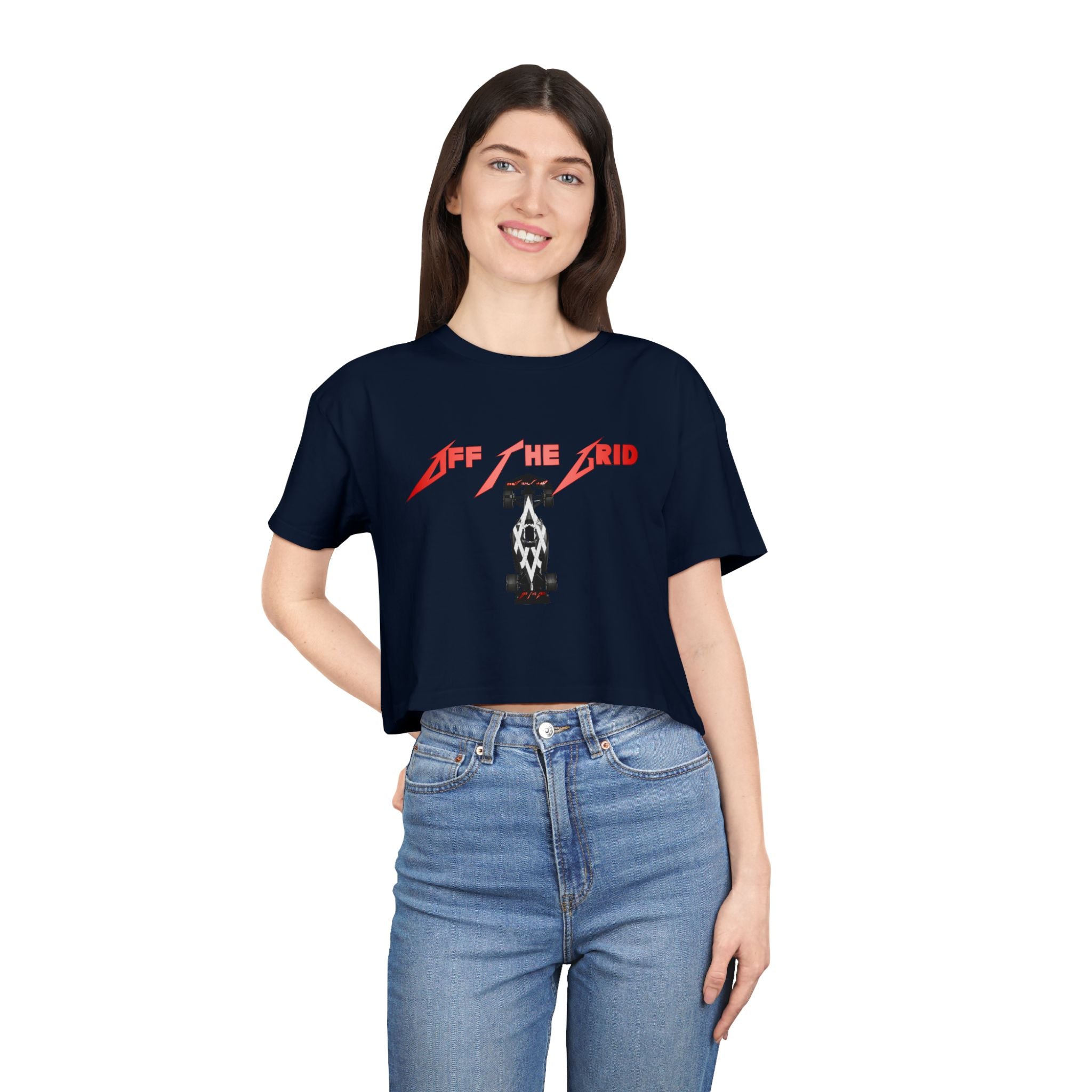 Off The Grid Crop Tee
