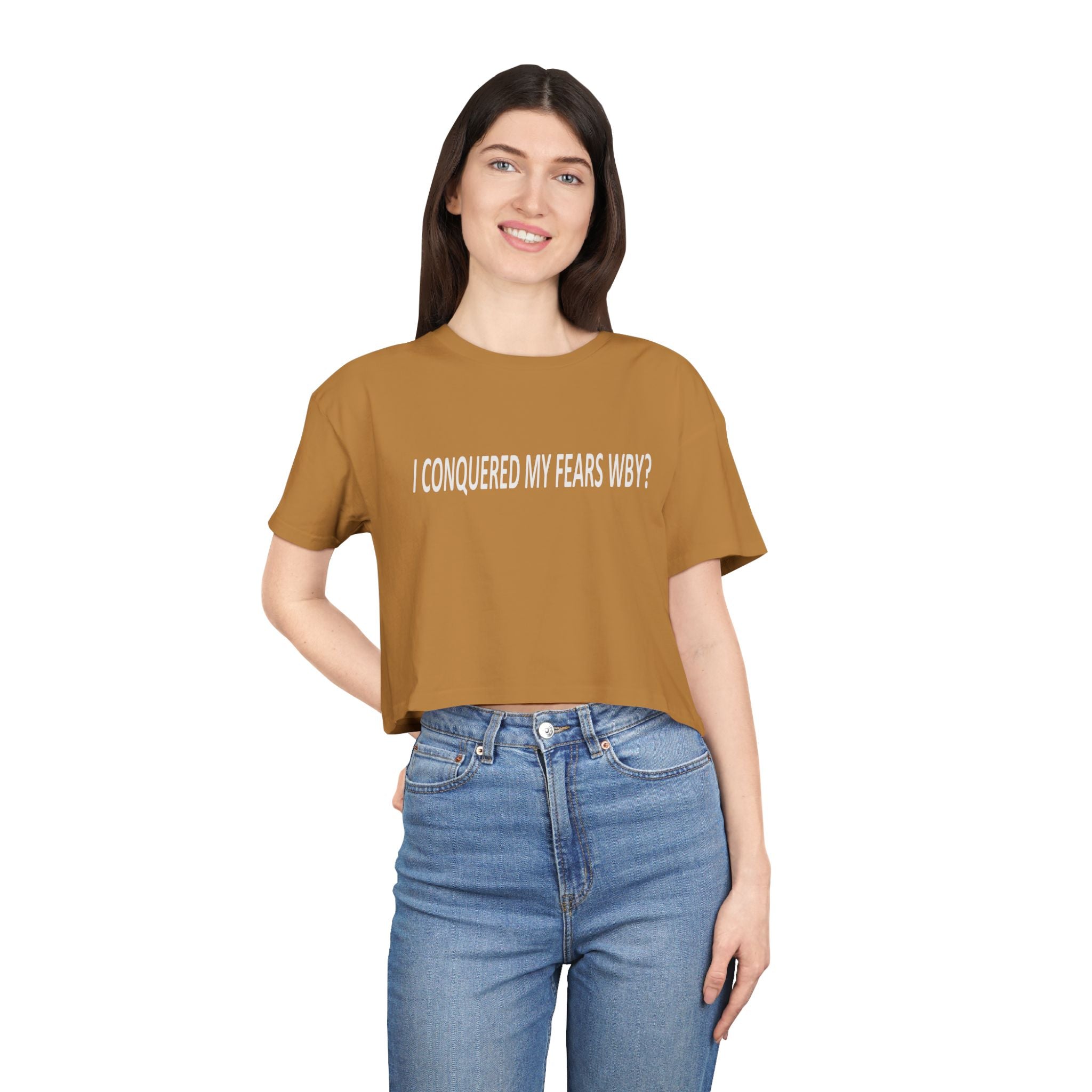 Conquered unisex Crop Tee