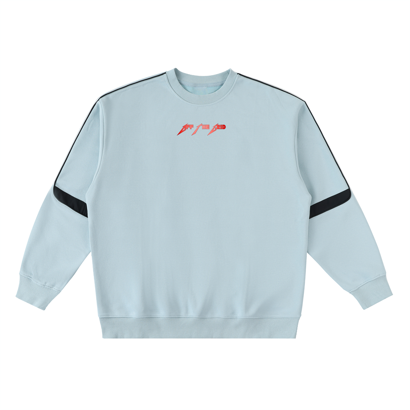 Oversized Crewneck Taped Sweatshirt
