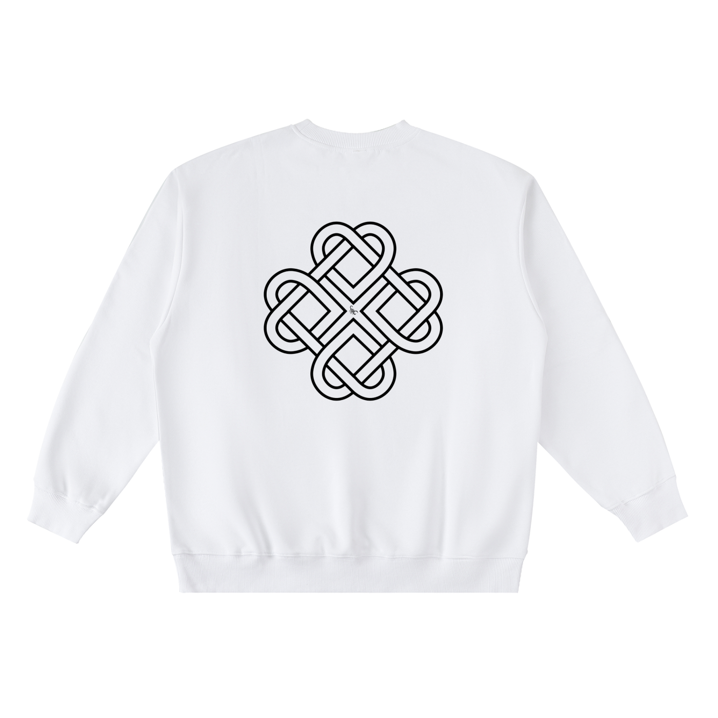 Oversized Crewneck Taped Sweatshirt