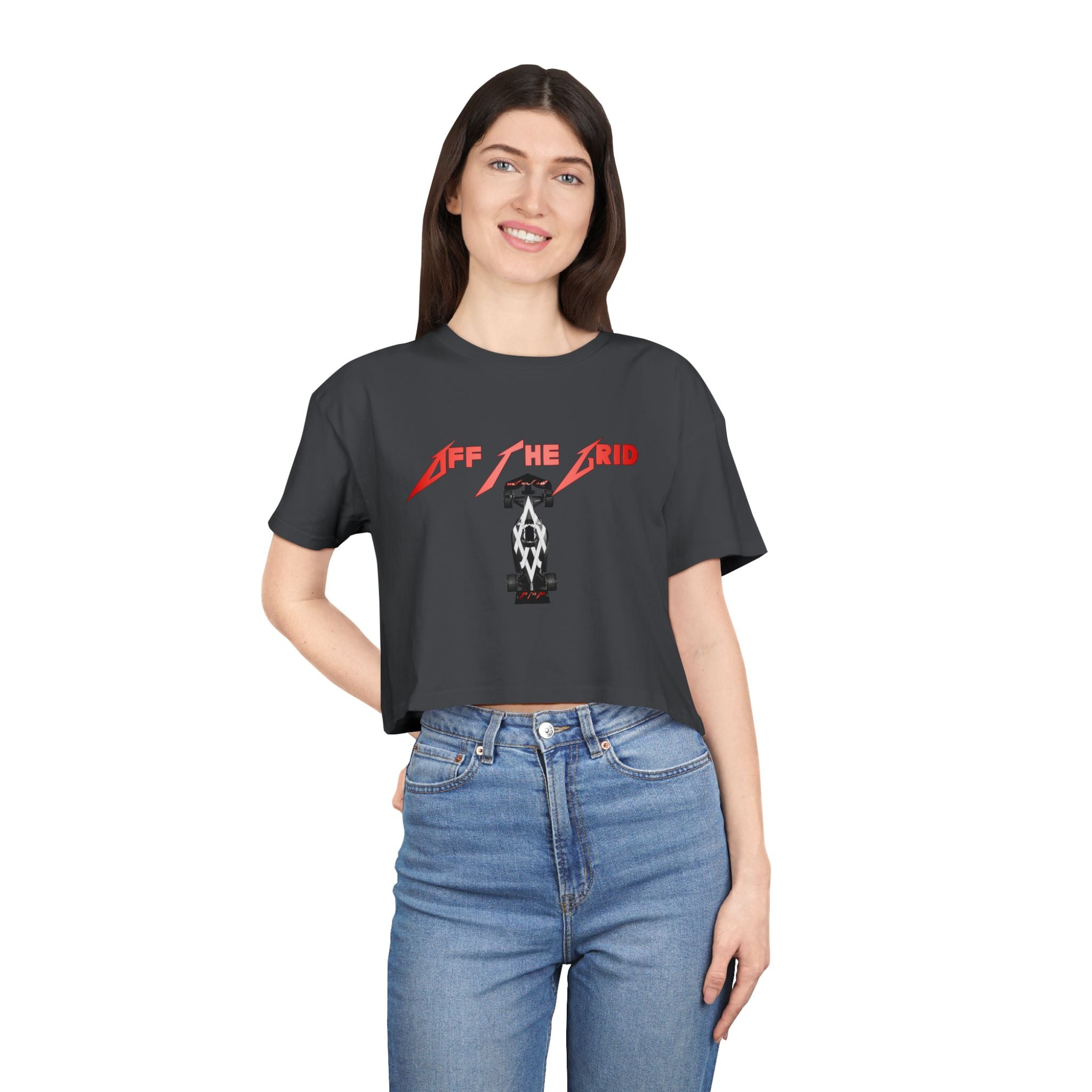 Off The Grid Crop Tee
