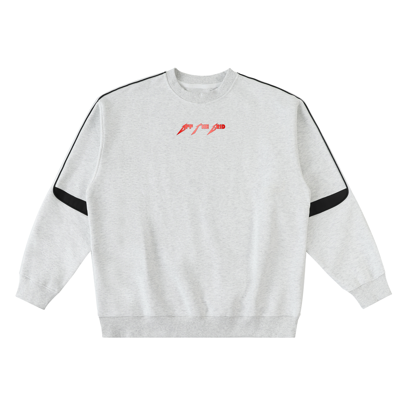 Oversized Crewneck Taped Sweatshirt