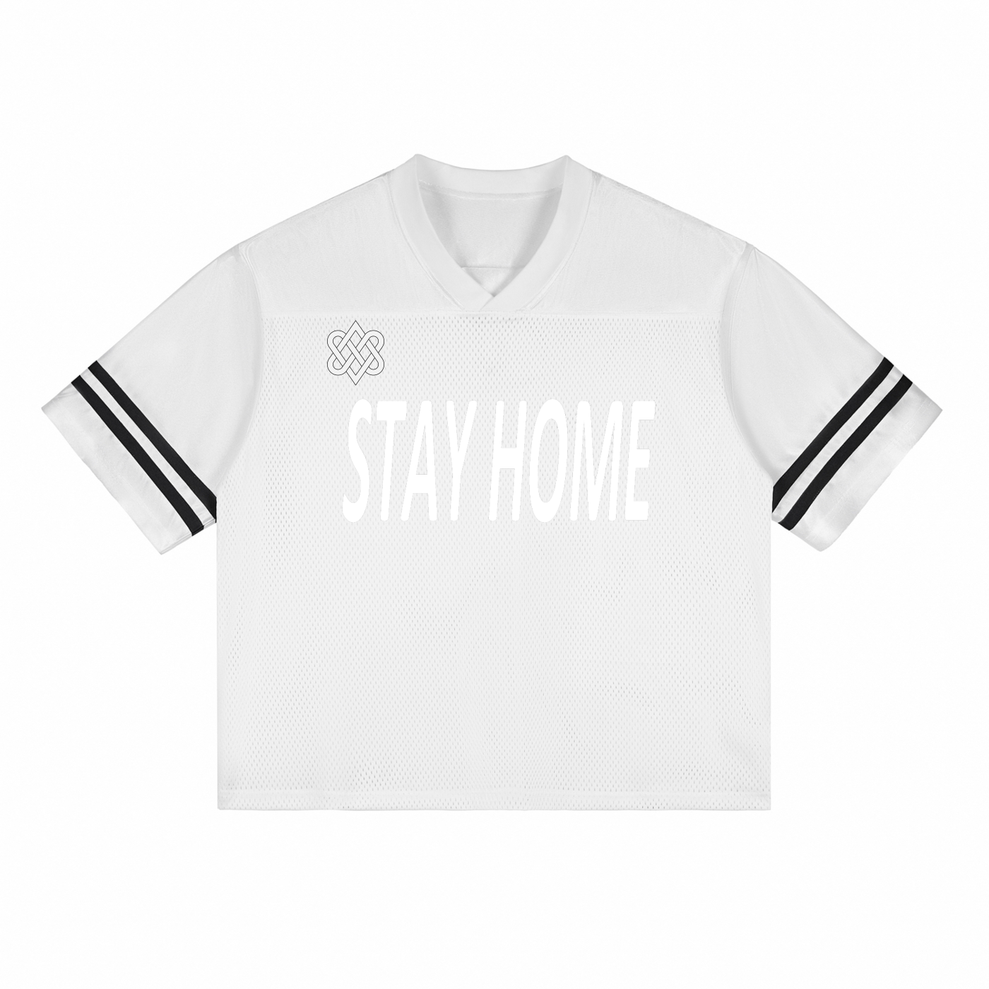 Stay Home Taped Mesh T-Shirt