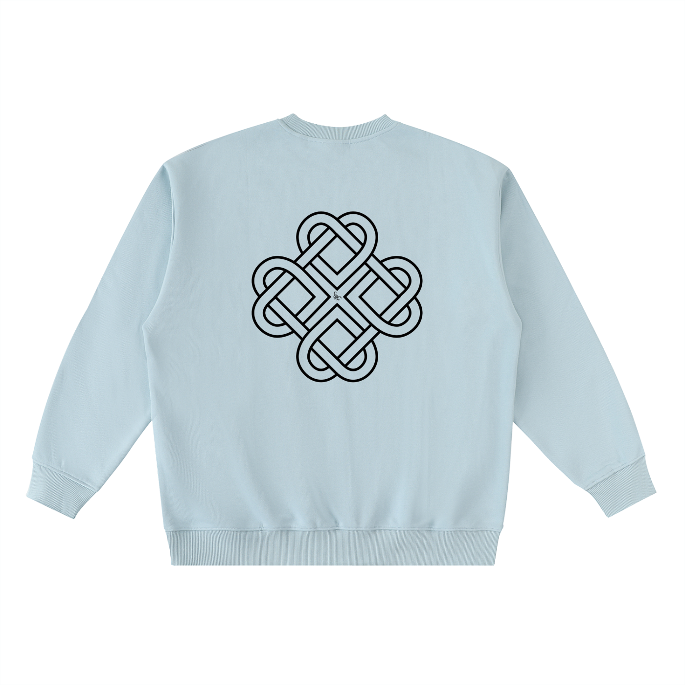 Oversized Crewneck Taped Sweatshirt