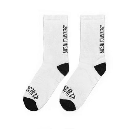 Save All Your Energy Padded Crew Socks