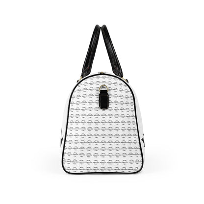 White Saye Leather Travel Bag Duffel