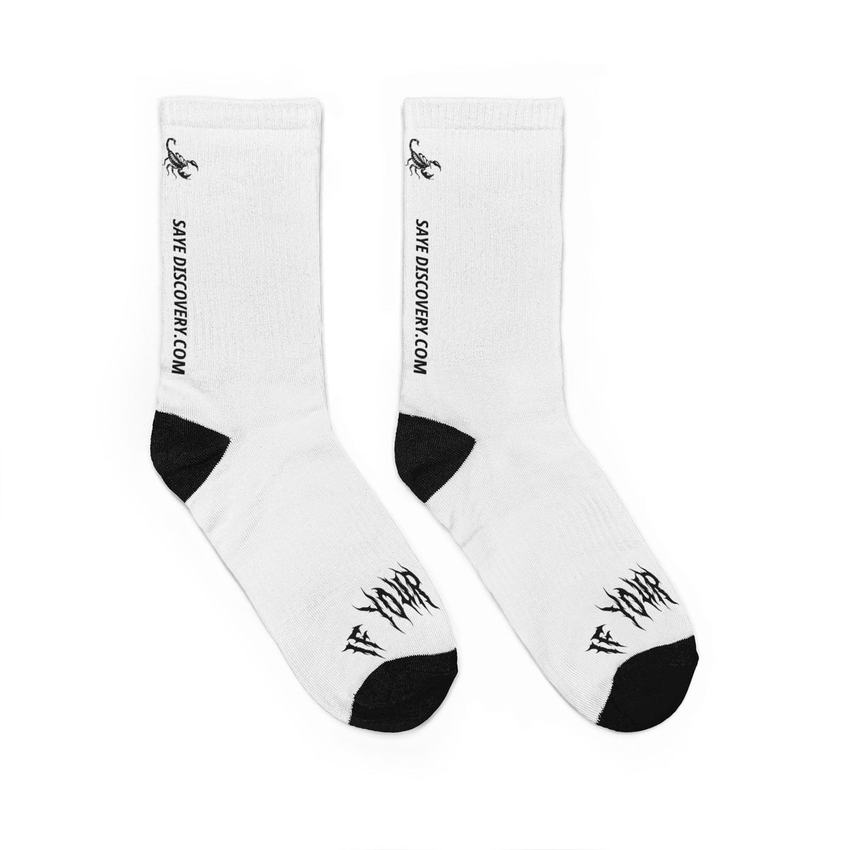 Save All Your Energy Padded Crew Socks