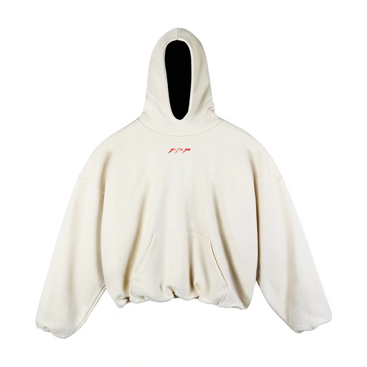 Sudadera con capucha de ángel de gran tamaño 