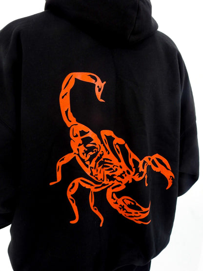 Sudadera con capucha de ángel de gran tamaño 