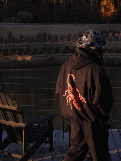 Sudadera con capucha de ángel de gran tamaño 