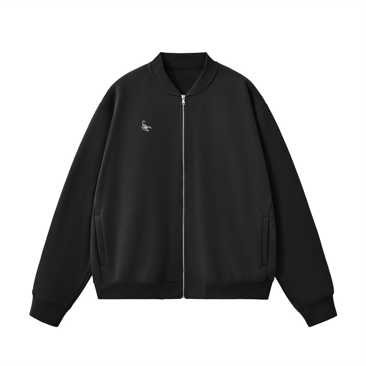 Scorpion Fleece Zip-Up Baseball Jacket (360GSM)
