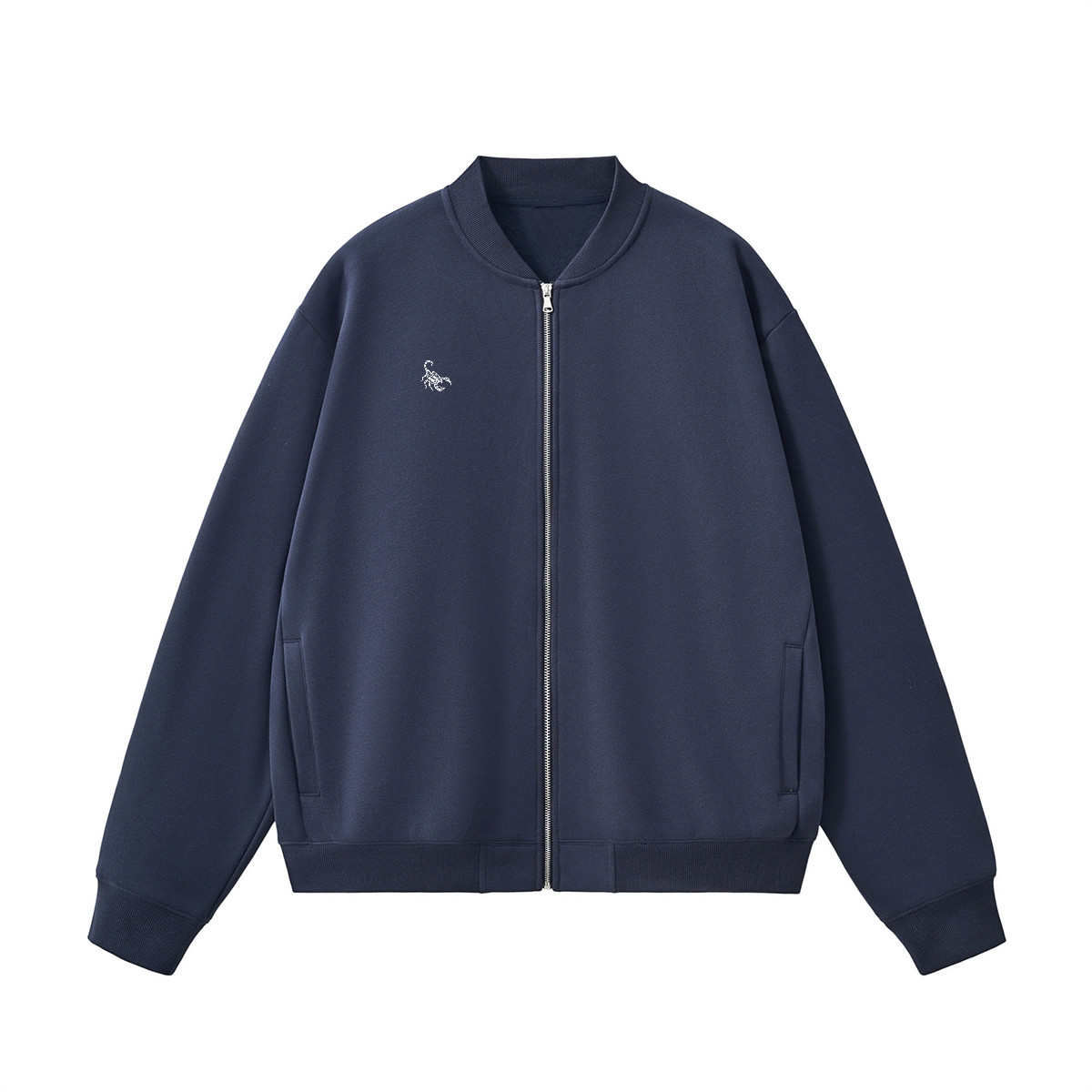 Scorpion Fleece Zip-Up Baseball Jacket (360GSM)