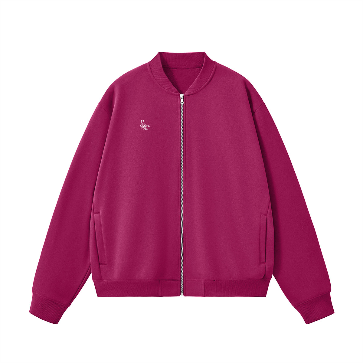 Scorpion Fleece Zip-Up Baseball Jacket (360GSM)