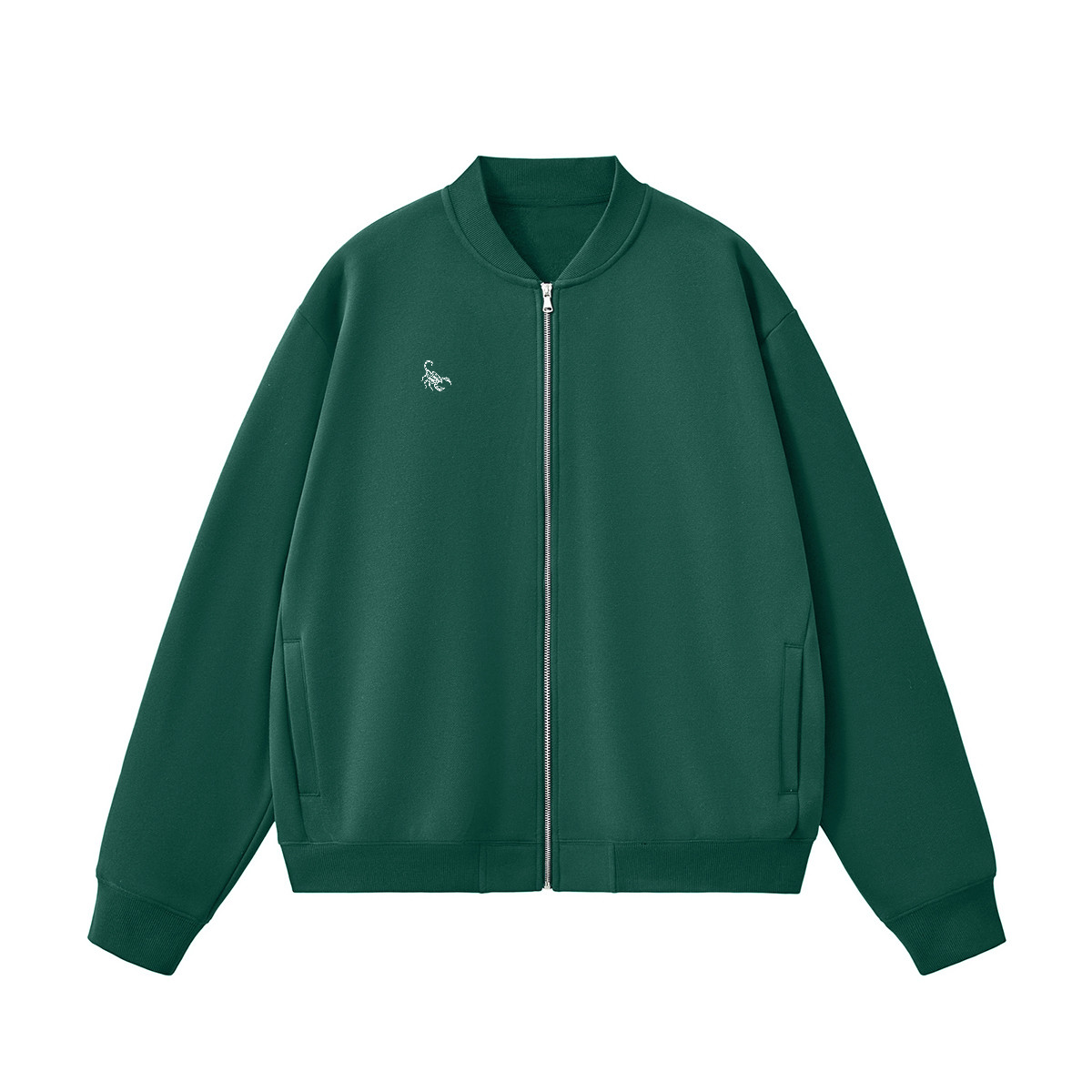 Scorpion Fleece Zip-Up Baseball Jacket (360GSM)