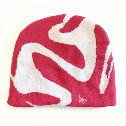 Pink Unisex Quirky Fashion Pullover Knit Hat