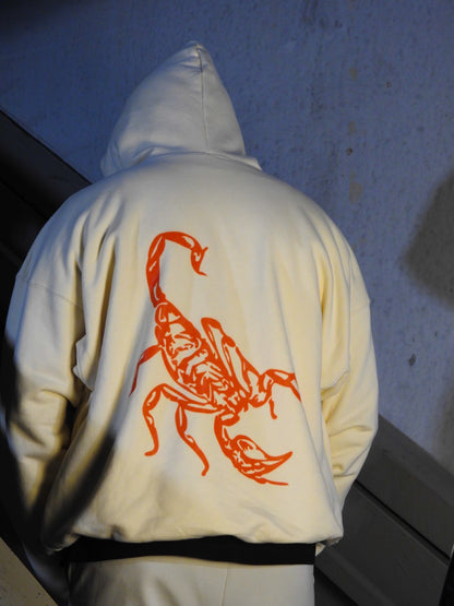 Sudadera con capucha de ángel de gran tamaño 