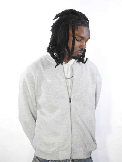 Unisex Fleece Zip-Up Baseball Jacket（360GSM）