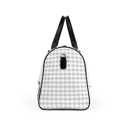 White Saye Leather Travel Bag Duffel