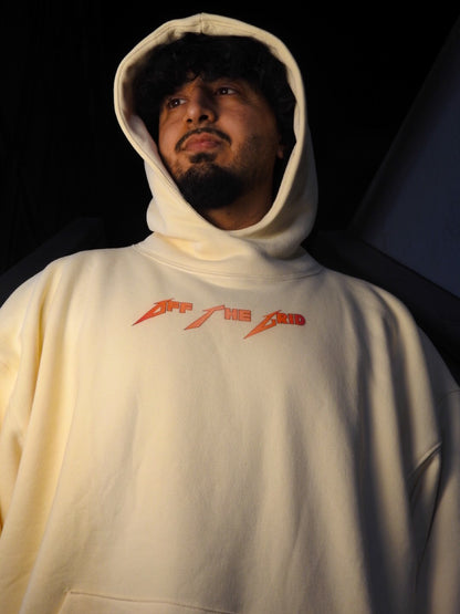 Sudadera con capucha de ángel de gran tamaño 