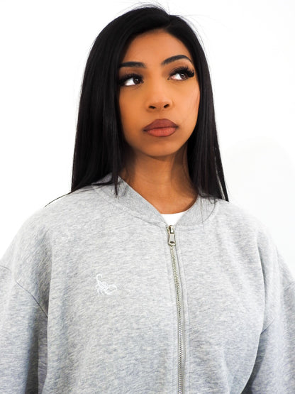 Unisex Fleece Zip-Up Baseball Jacket（360GSM）