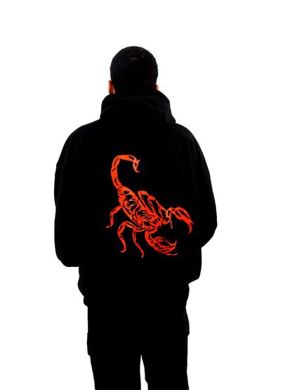 Sudadera con capucha de ángel de gran tamaño 