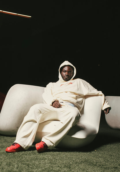 Sudadera con capucha de ángel de gran tamaño 