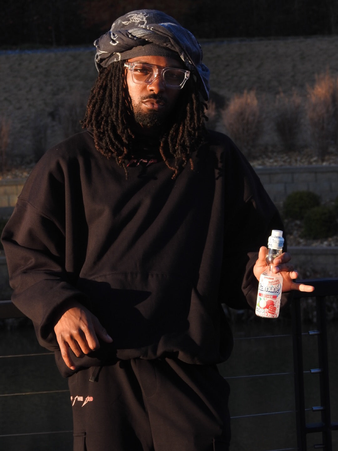 Sudadera con capucha de ángel de gran tamaño 