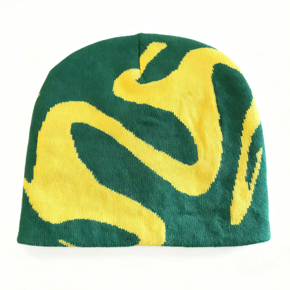 Green Unisex Quirky Fashion Pullover Knit Hat