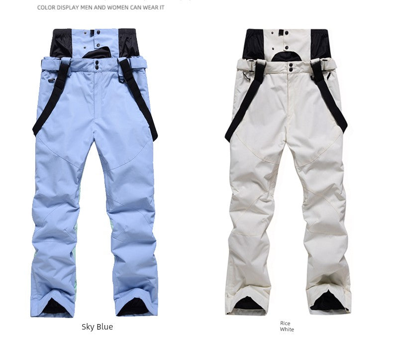 Unisex Ski Pants Windproof Waterproof Snowboarding Pants