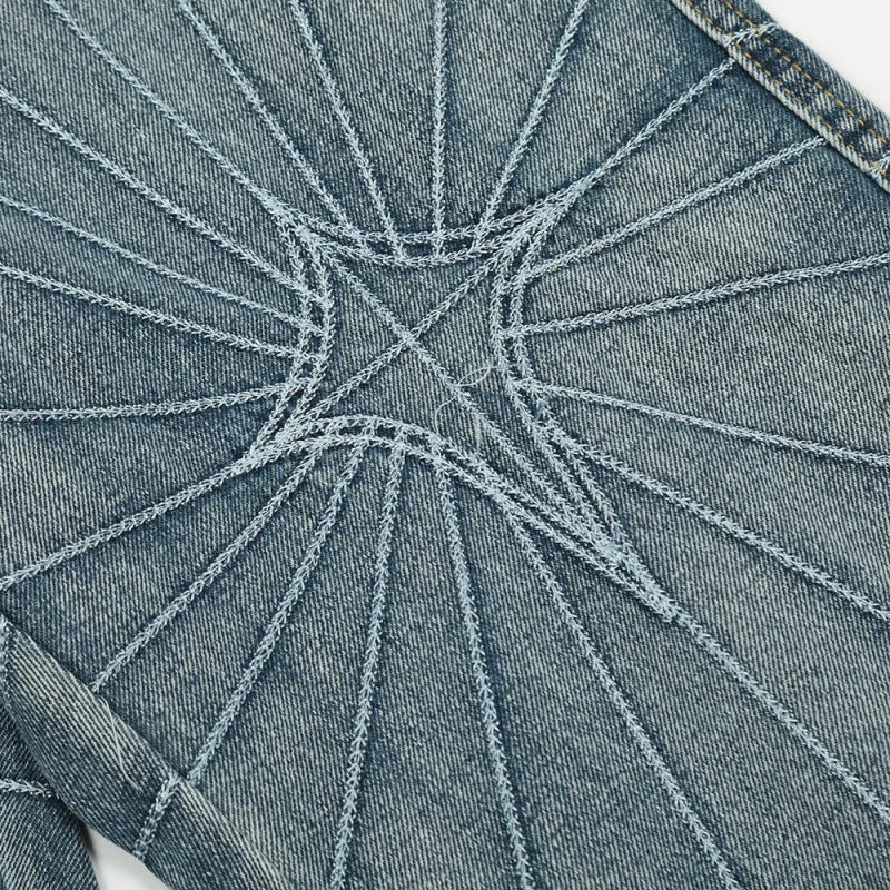 Denim con rejilla radial