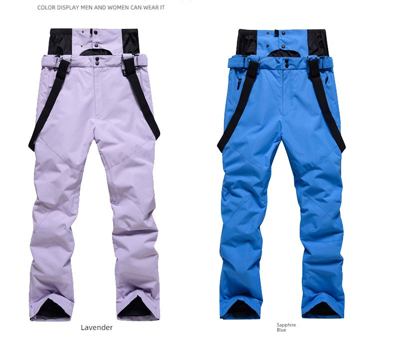 Unisex Ski Pants Windproof Waterproof Snowboarding Pants