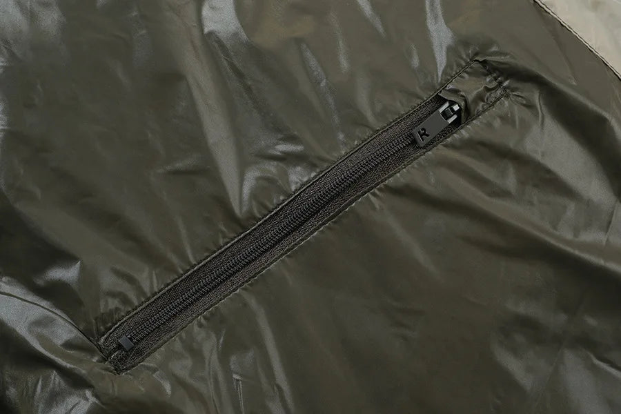 Parka holgada acolchada de algodón para hombre