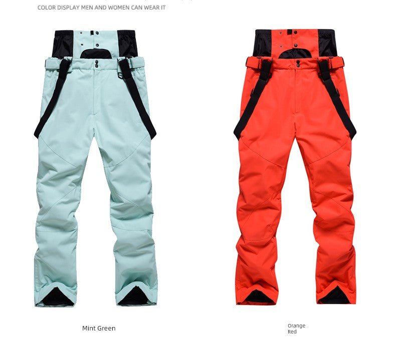 Unisex Ski Pants Windproof Waterproof Snowboarding Pants