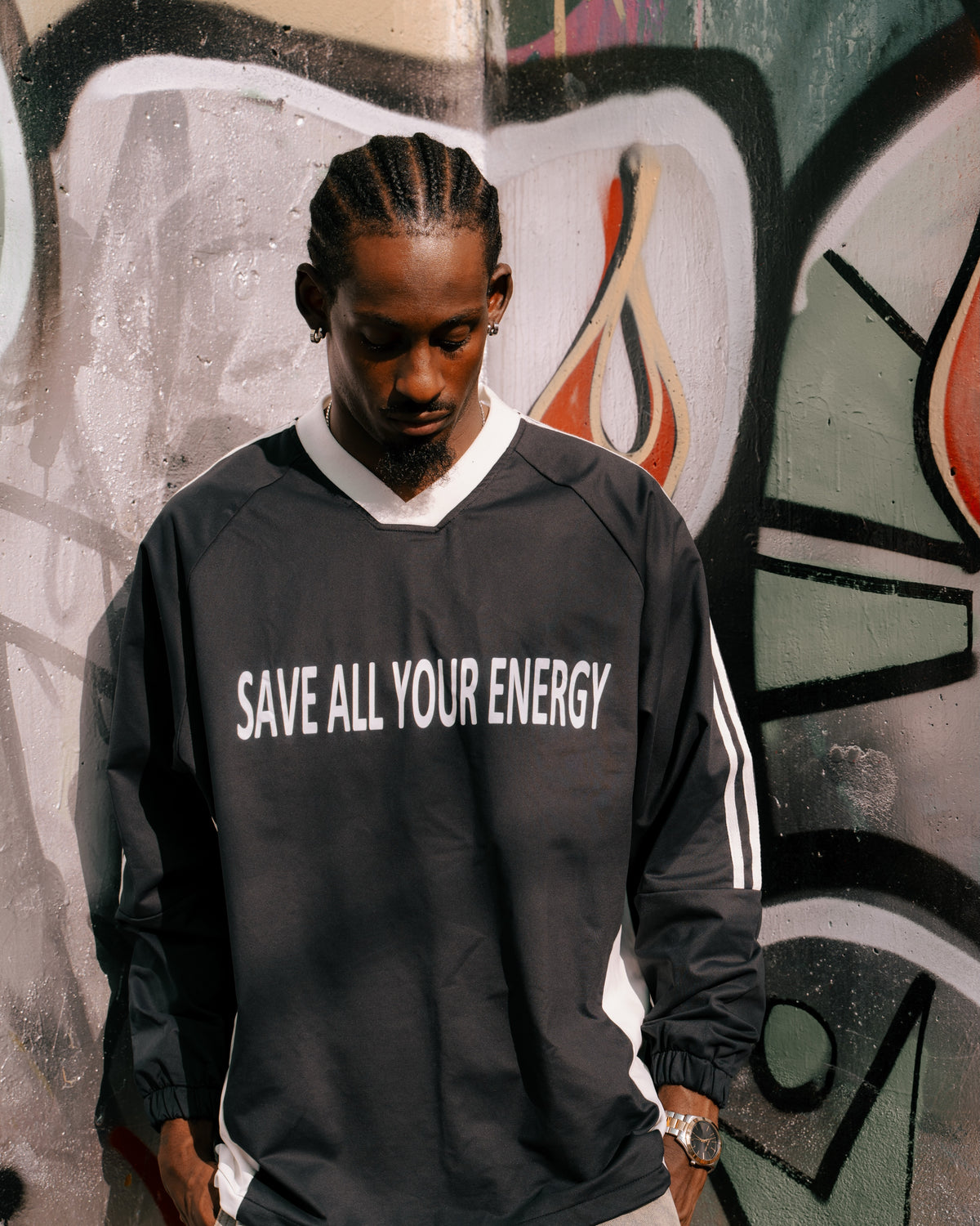Save All Your Energy Long Sleeve Shirt（285GSM）
